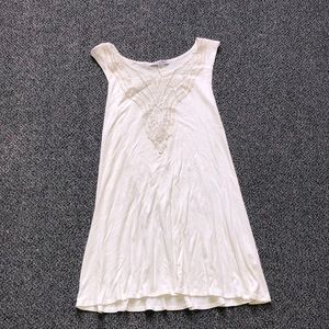 White beach cover up